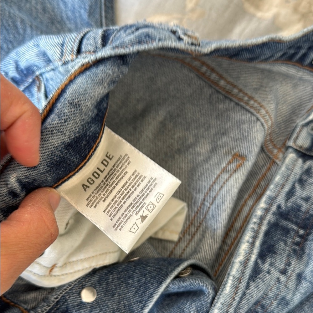 Agolde Riley Jeans 100% cotton - Picture 5 of 6